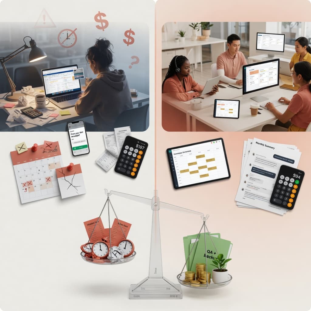Hero image for: Managed VA Services vs Freelance: Which Saves More Time & Money?