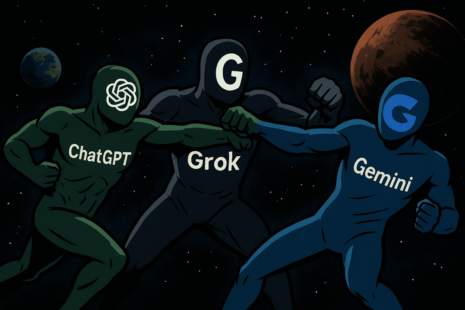 GPT vs. Gemini vs. Grok blog contest